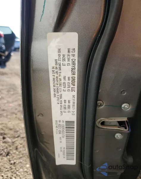 2013 Dodge Dart Limited из США, поврежденный, VIN 1C3CDFCH5DD317264